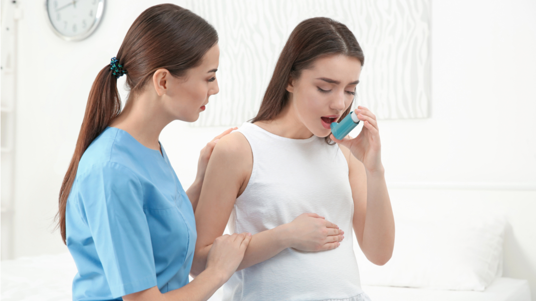 Těhotná s astma