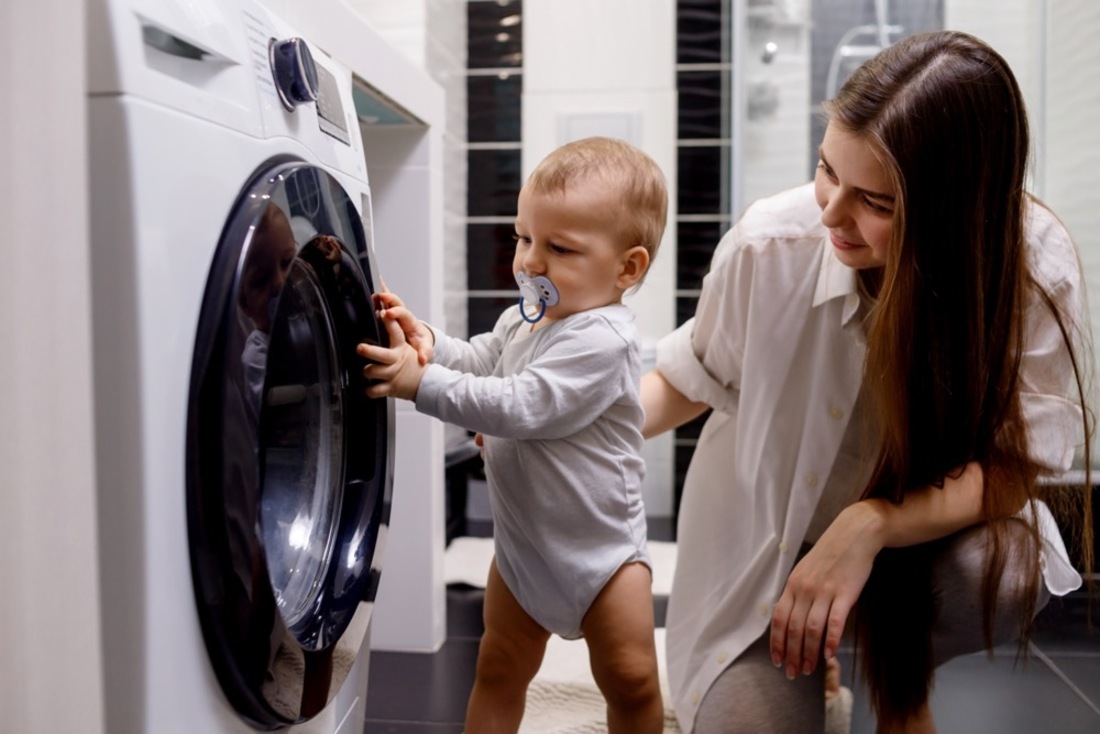 Kvalitná práčka zabezpečí správnu starostlivosť o oblečenie bábätka