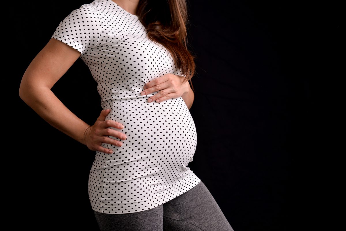 Fotografie (19. týždeň tehotenstva: Amniocentéza)